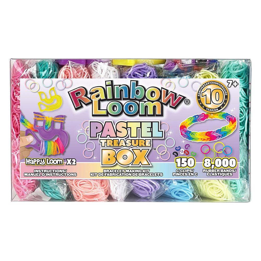 Rainbow Loom Treasure Box Pastel