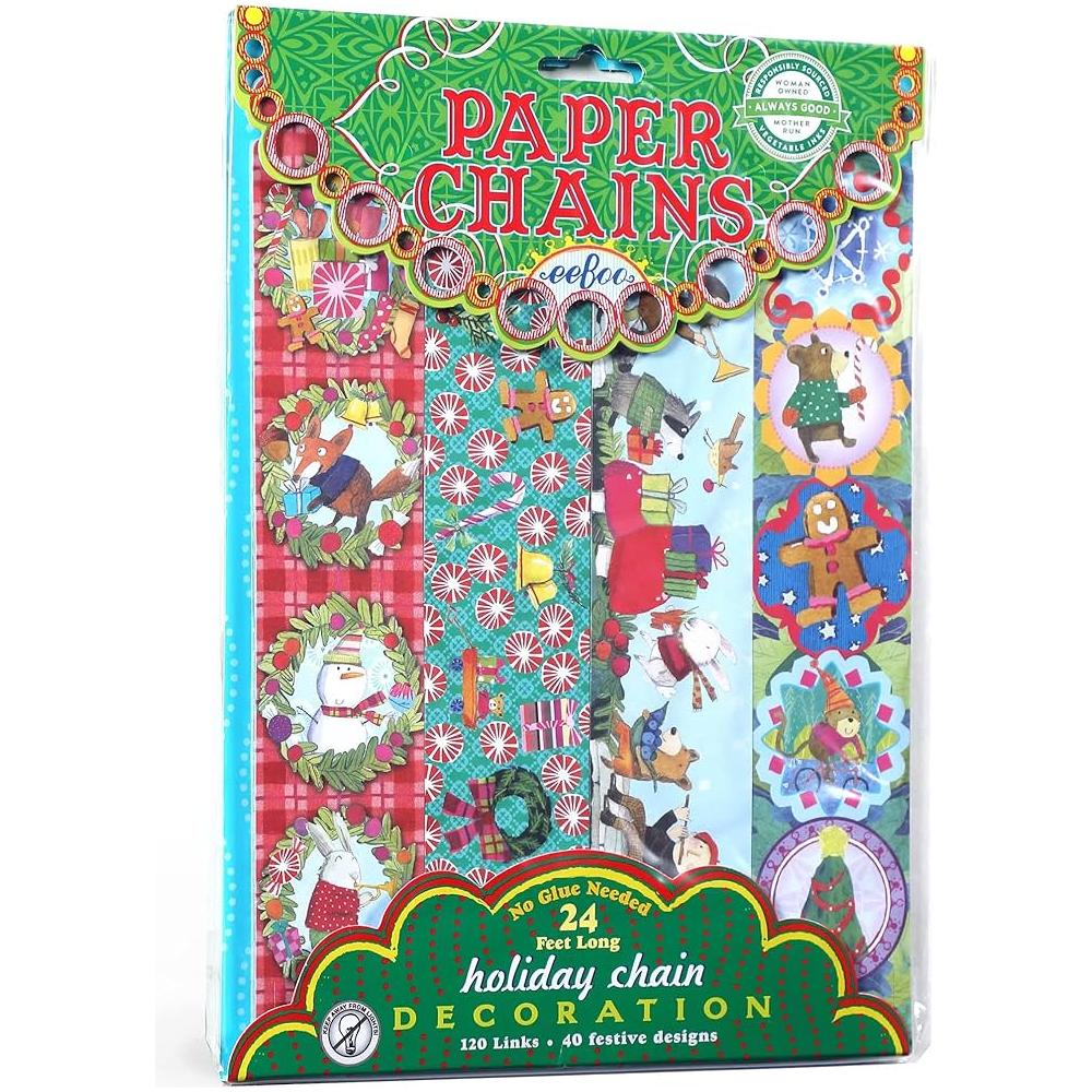 eeBoo Holiday Paper Chains