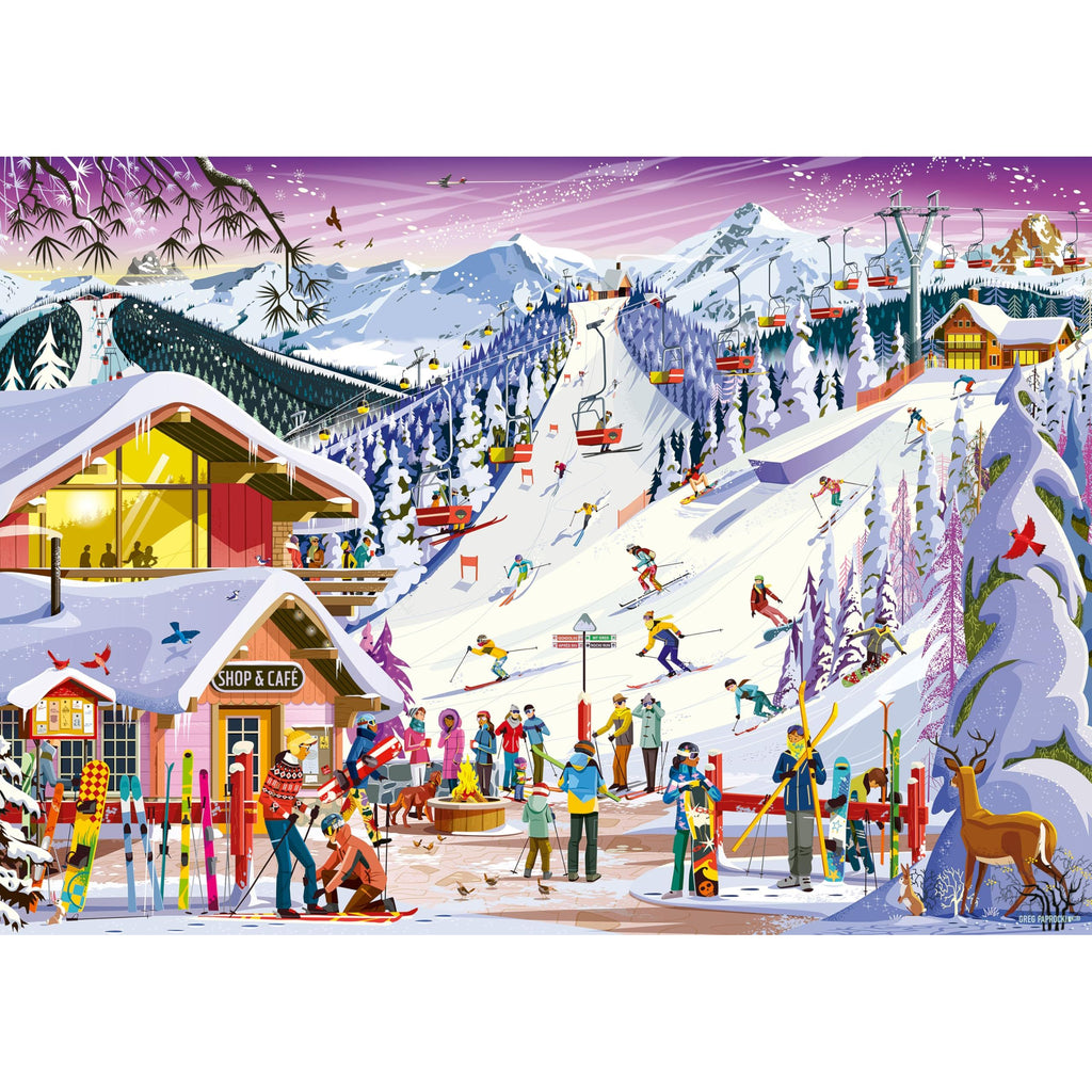 Ravensburger 1000 Piece Puzzle Slopeside Spirit