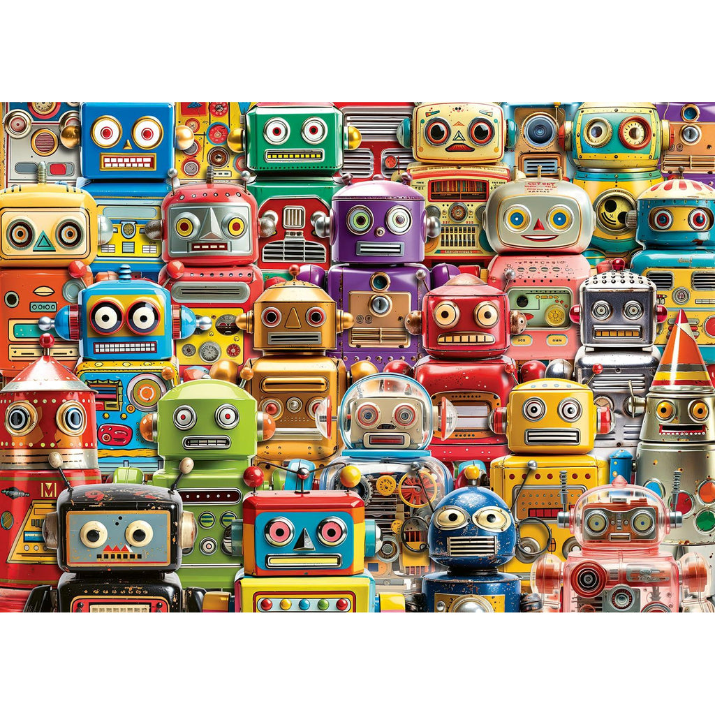Ravensburger 500 Piece Puzzle Retro Robots