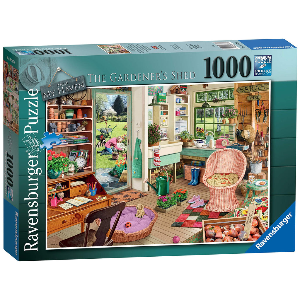 Ravensburger 1000 Piece Puzzle Garden Shed