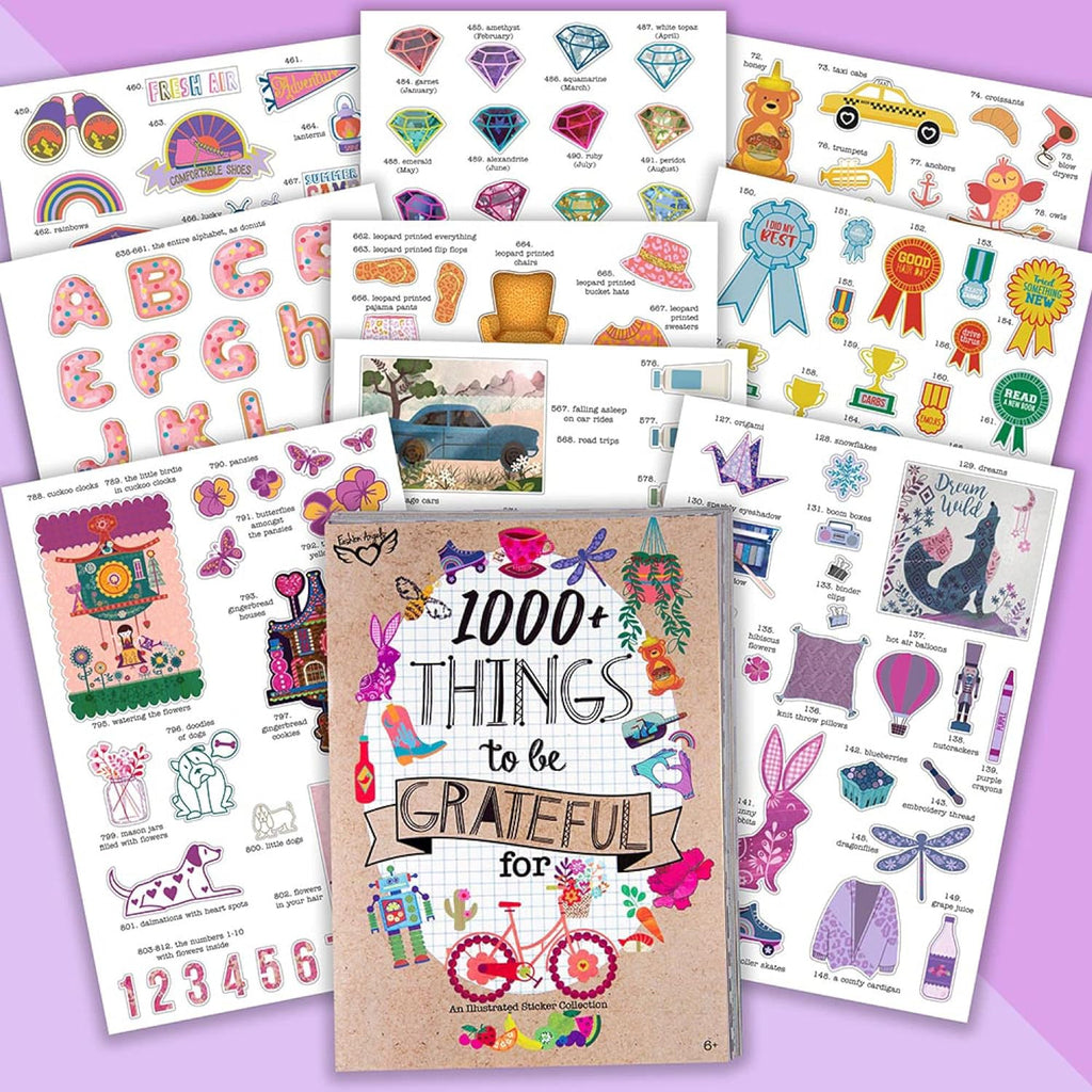 Fashion Angels Grateful Sticker Book 1000+ Things to be Grateful For