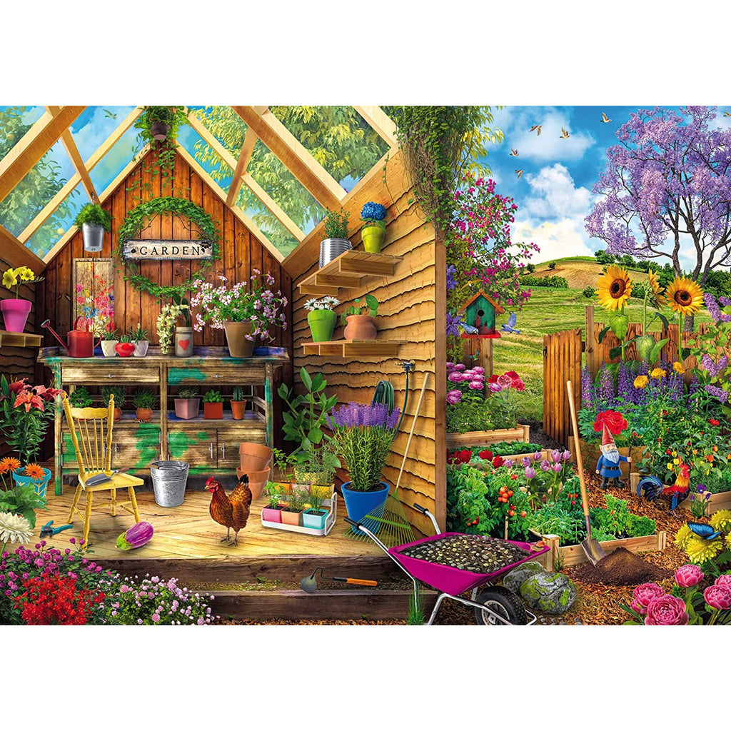 Ravensburger 300 Piece Puzzle Large Format Gardener's Getaway