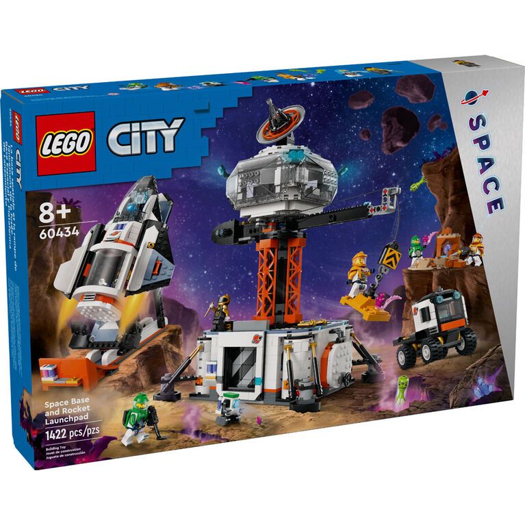 LEGO City Space Base and Rocket Launchpad