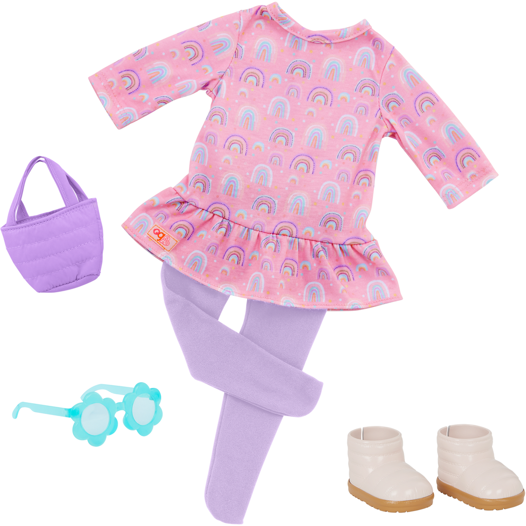 Our Generation 18" Doll Outfit Bright as a Rainbow