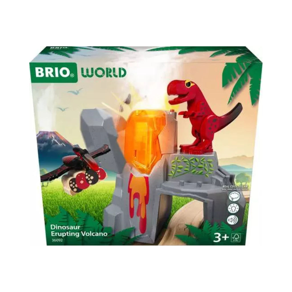 BRIO Dinosaur Erupting Volcano