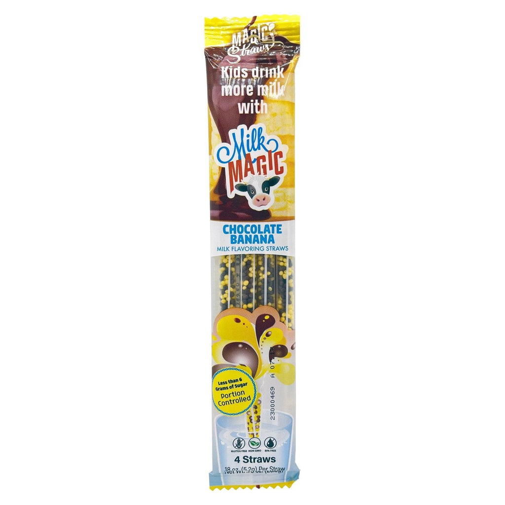 Milk Magic Straws Chocolate Banana