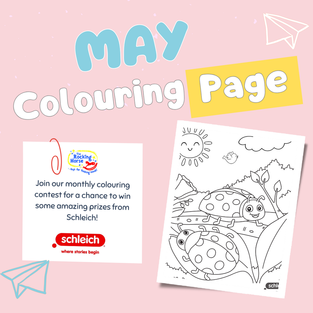 May colouring contest at the rocking horse