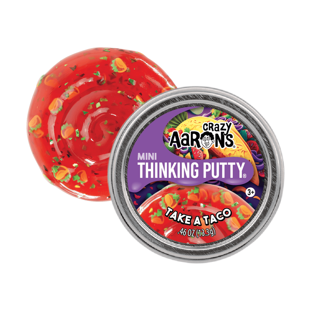 Crazy Aaron's Thinking Putty 2" Mini Tin Take a Taco