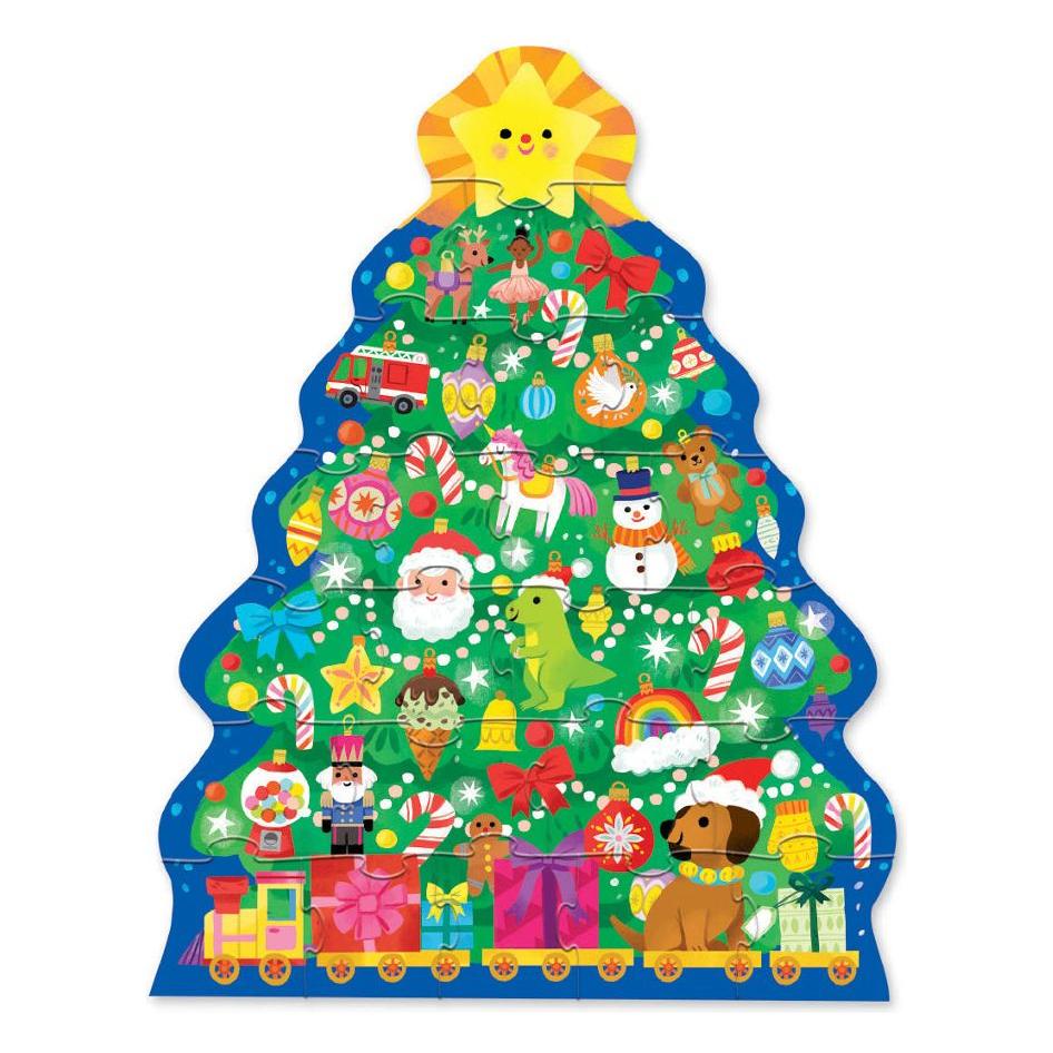 Crocodile Creek 24 Piece Puzzle Christmas Tree