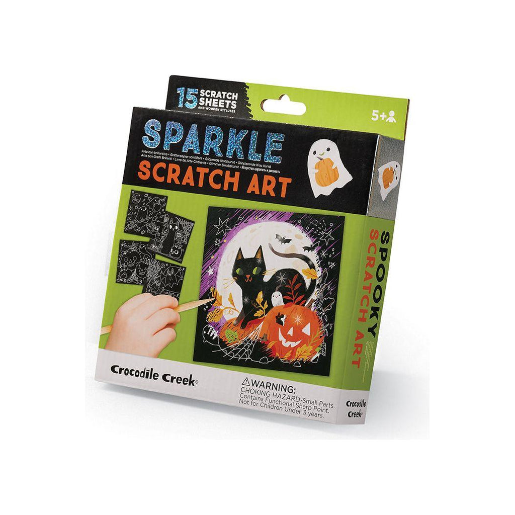 Crocodile Creek Sparkle Scratch Art Spooky