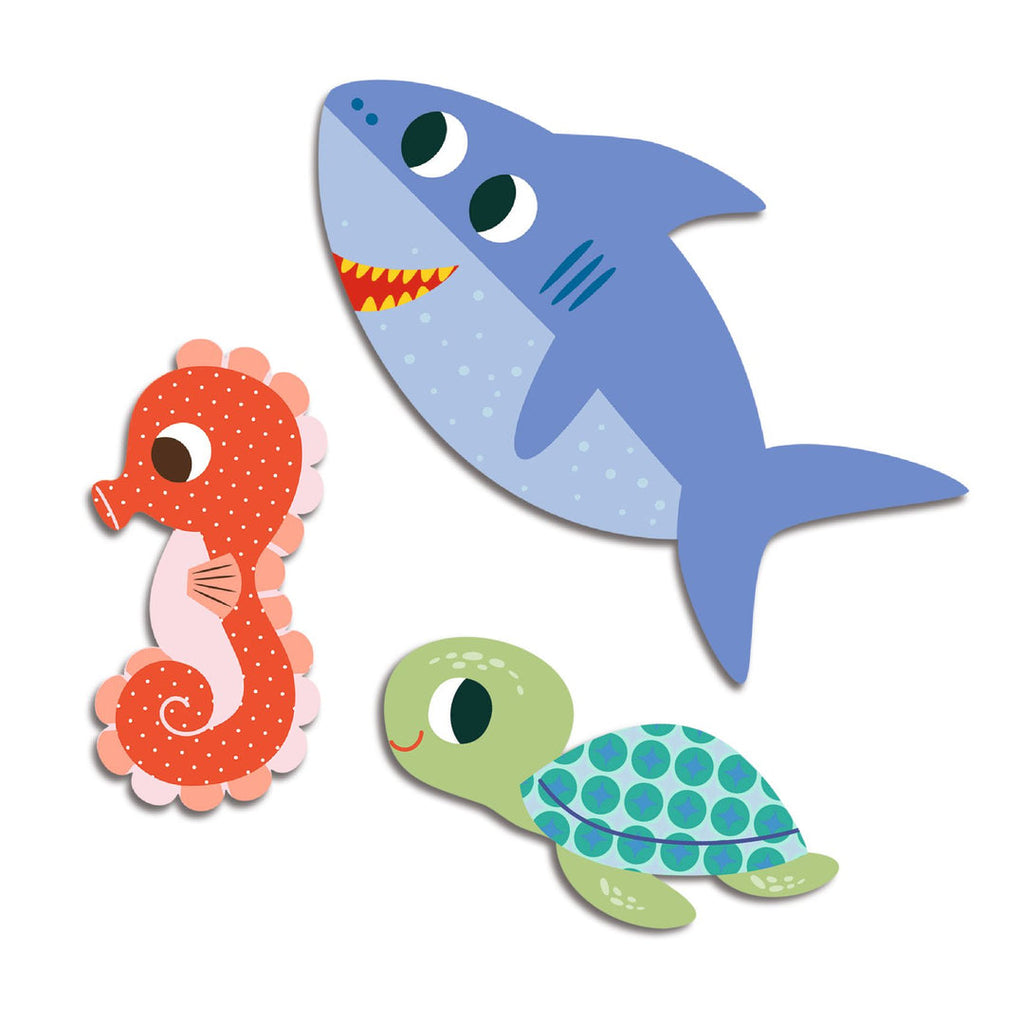 Djeco Stickers Sea Animals