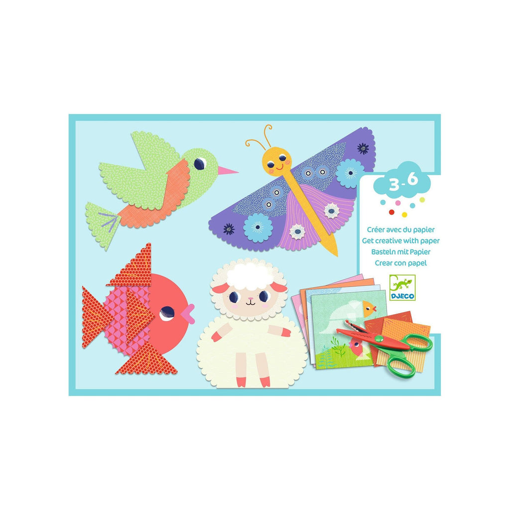 Djeco Collages Crinkle Cutting
