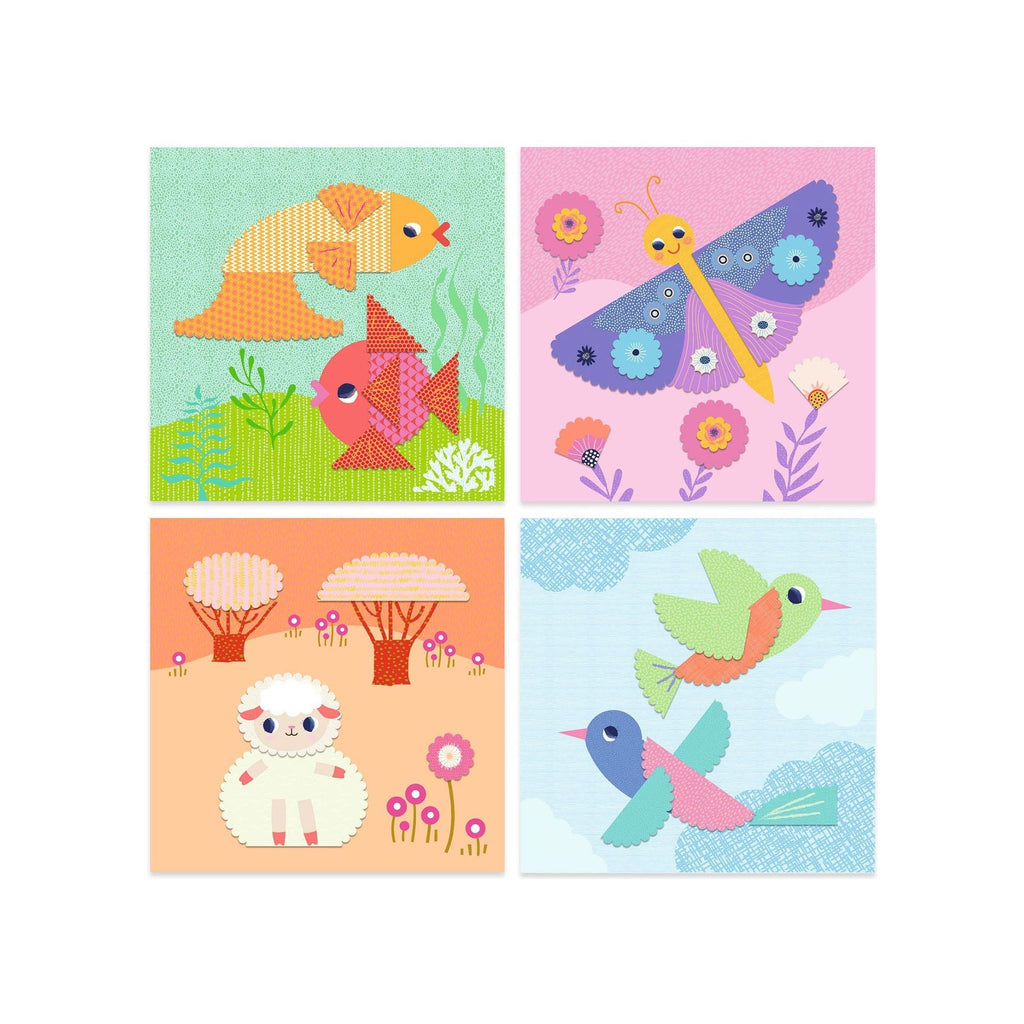 Djeco Collages Crinkle Cutting