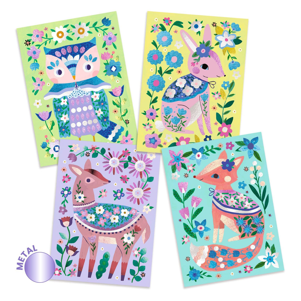 Djeco Foil Pictures Pretty Woodland