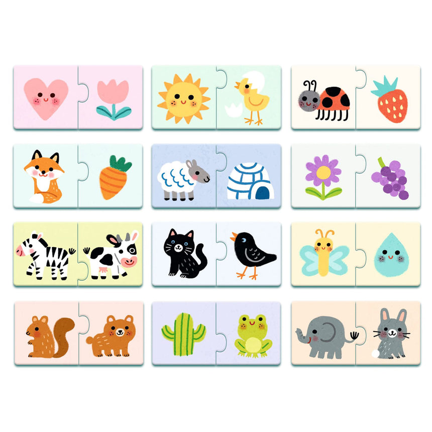 Djeco Puzzle Duo Colours