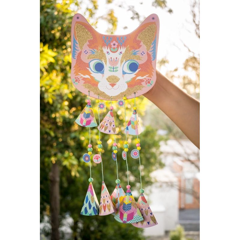 Djeco DIY Wind Chimes Kitty
