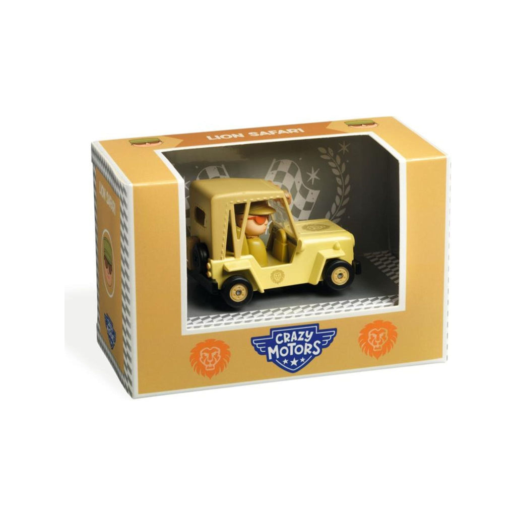 Djeco Crazy Motors Lion Safari Car