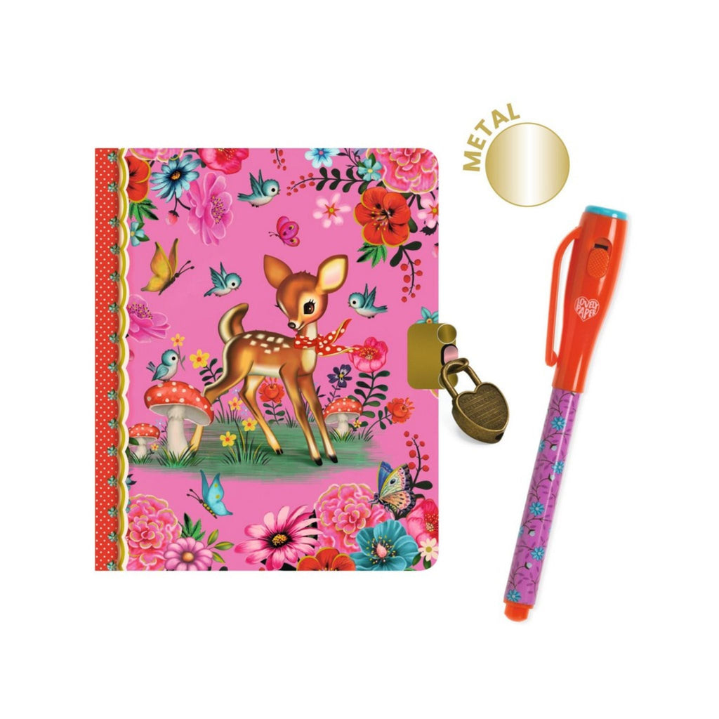 Djeco Secret Notebook and Magic Marker Fiona