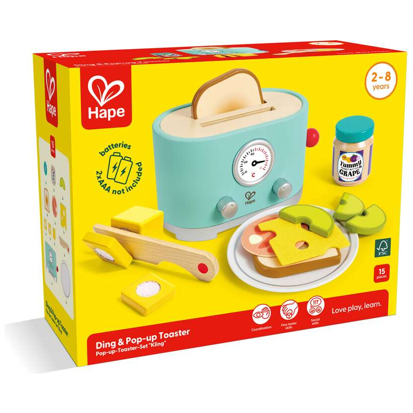 Hape Ding & Pop Up Toaster