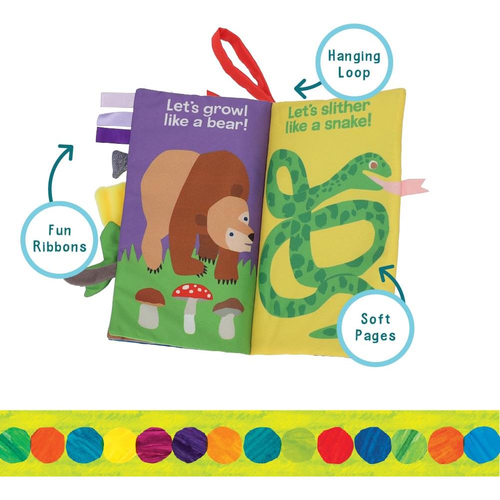 Eric Carle Very Hungry Caterpillar Deluxe Sensory Soft Book Let's Play