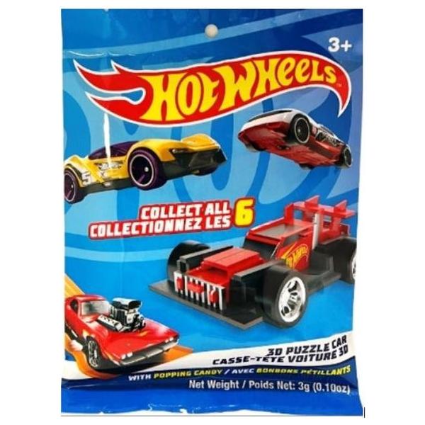 Hot Wheels 3D Puzzle & Popping Candy