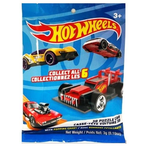Hot Wheels 3D Puzzle & Popping Candy