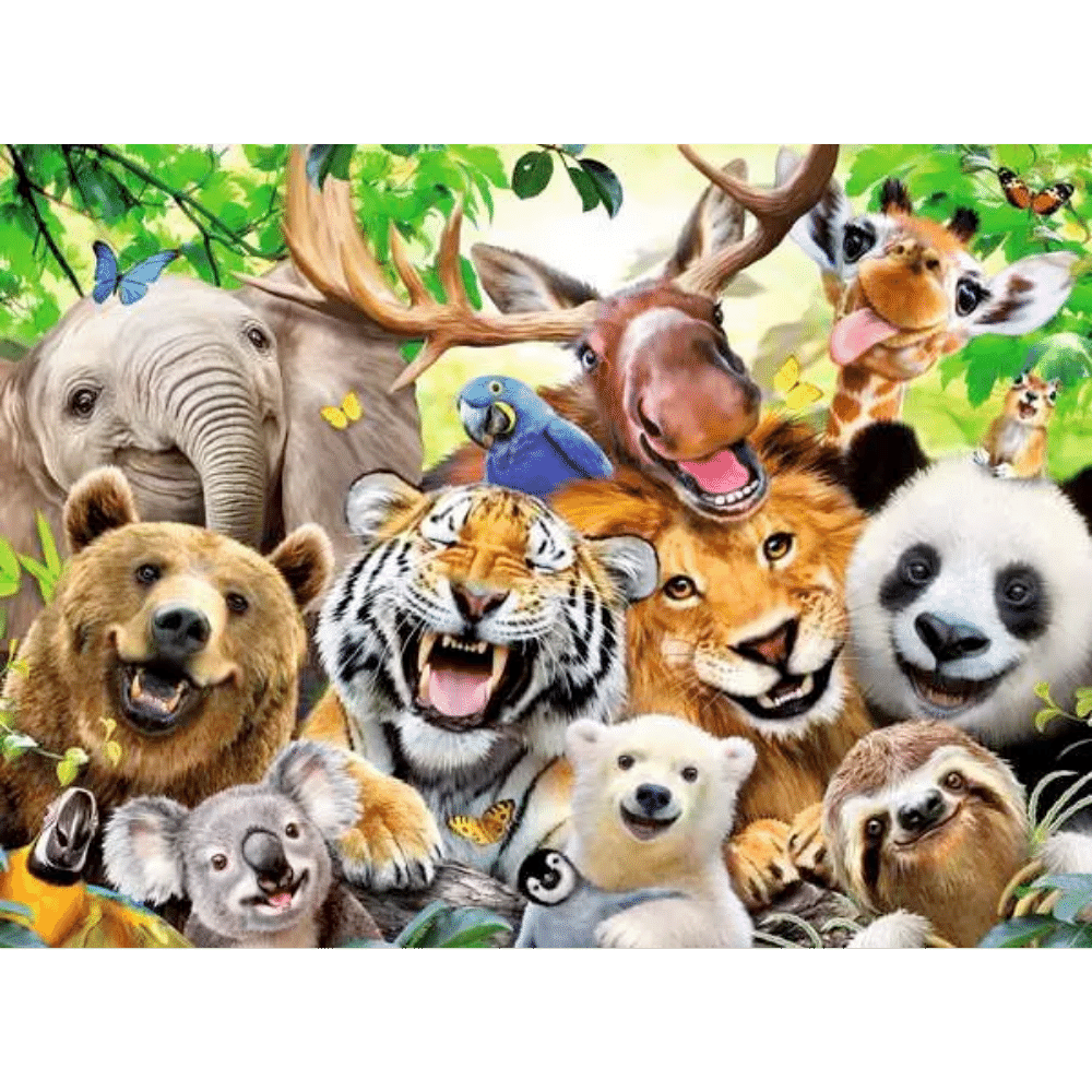 Ravensburger 300 Piece Puzzle Exotic Animal Selfie