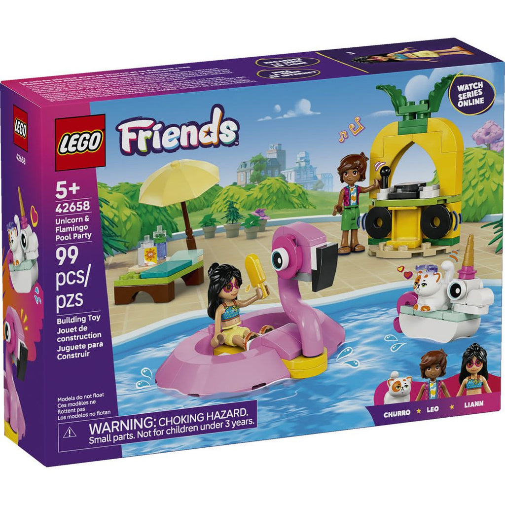 LEGO Friends Unicorn & Flamingo Pool Party