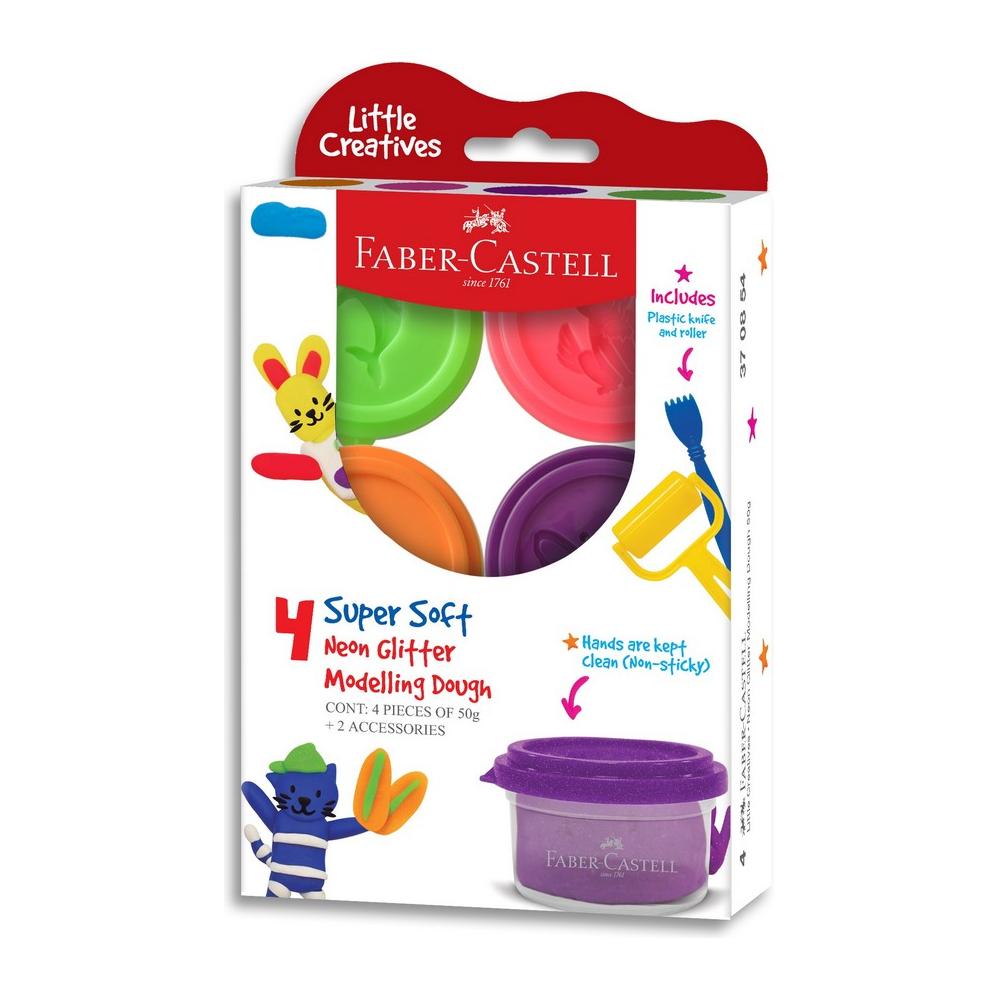 Faber Castell Little Creatives Modelling Dough 4 Count