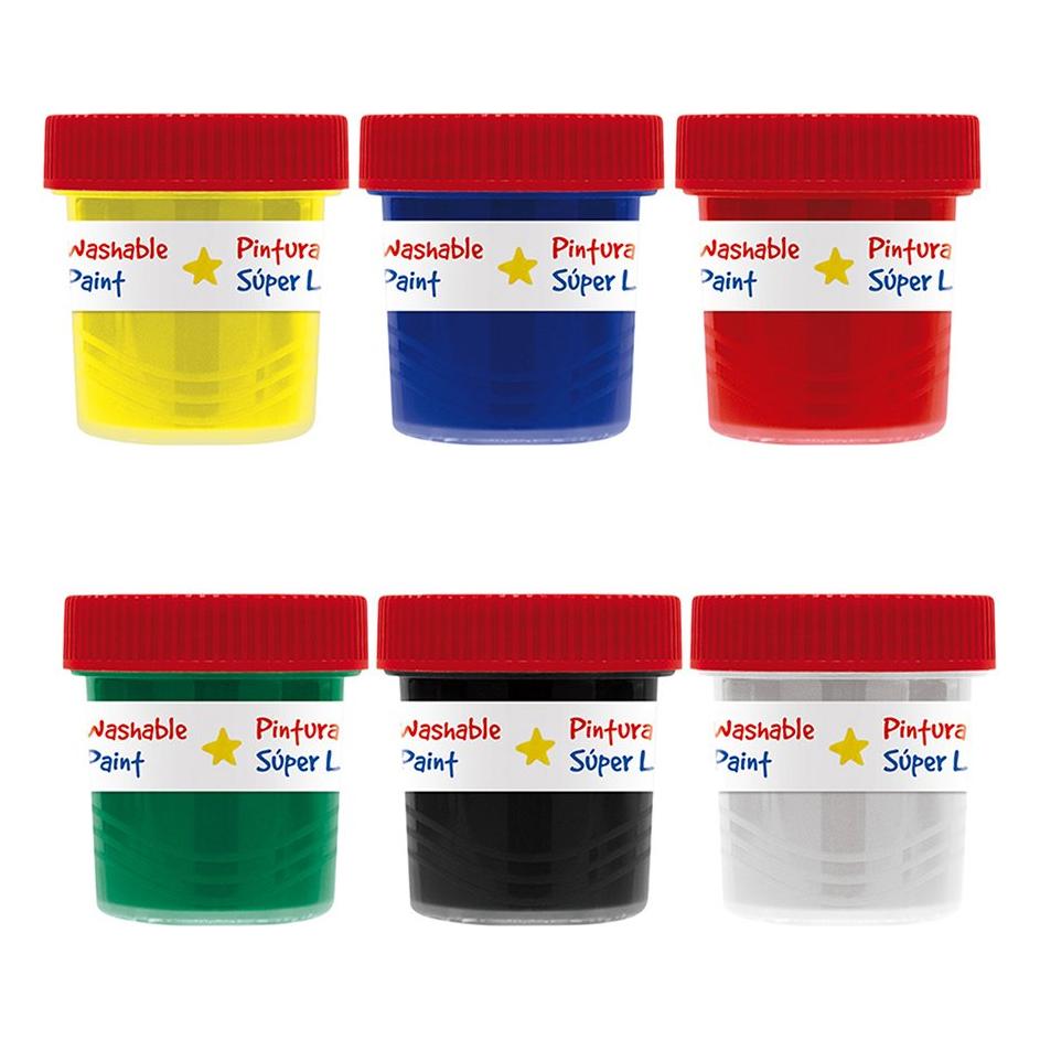 Faber Castell Little Creatives Washable Finger Paints 