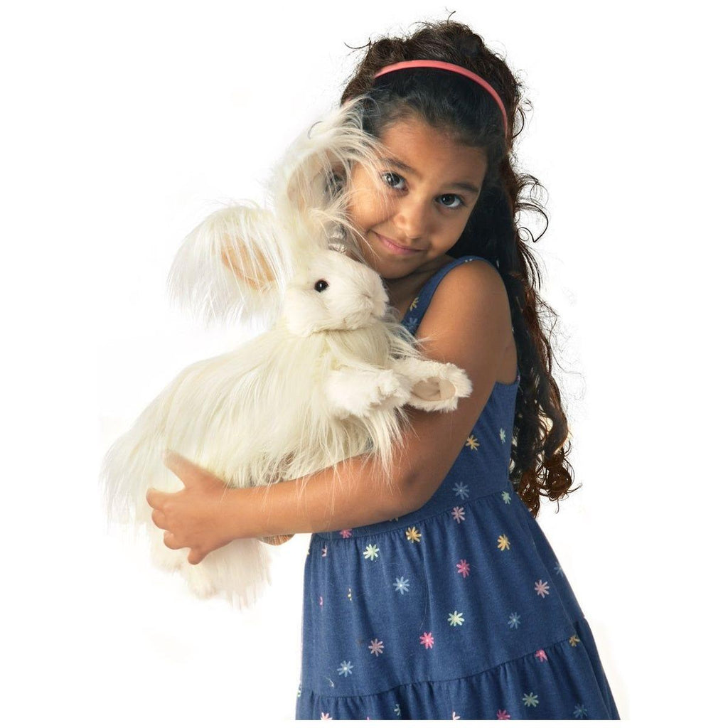 Folkmanis Angora Rabbit Puppet 3188