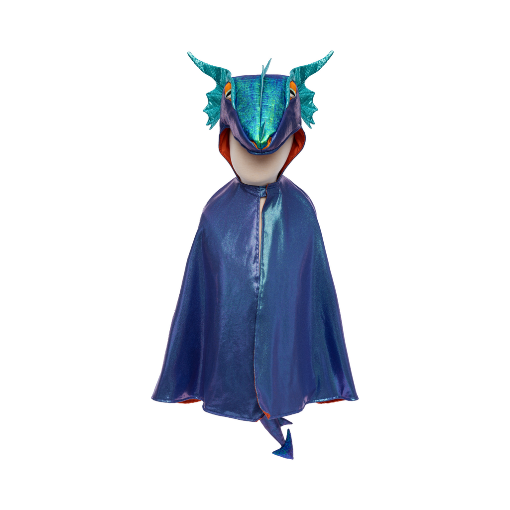 Great Pretenders Azure The Metallic Dragon Cape Size 3/4