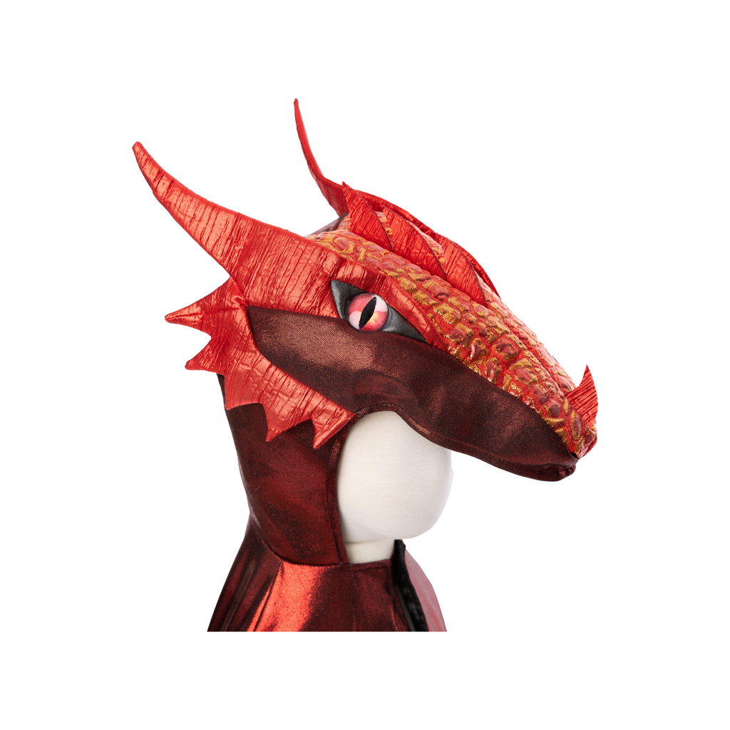Great Pretenders Ruby the Metallic Dragon Cape Size 3/4