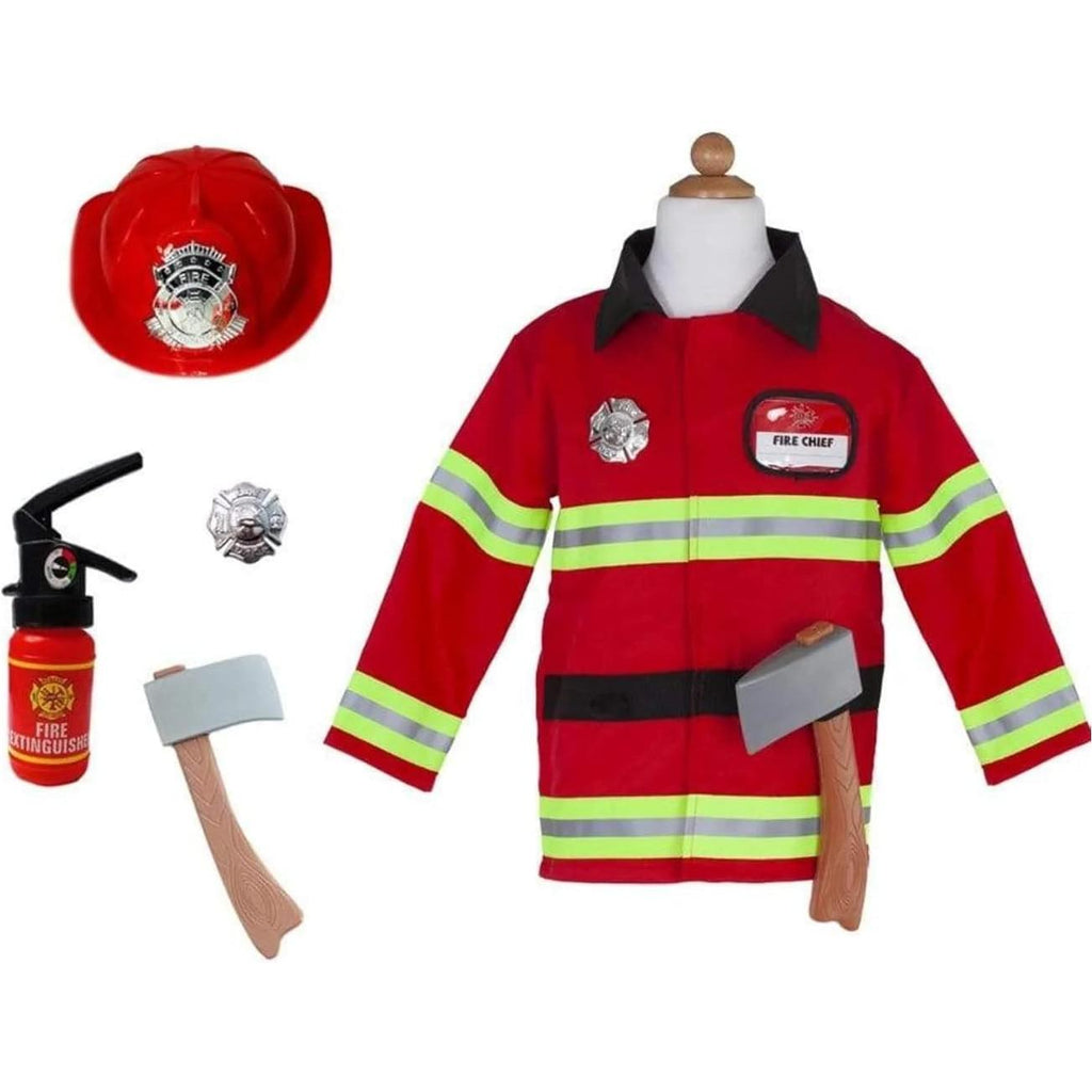 Great Pretenders Firefighter with Accessories Size 3/4