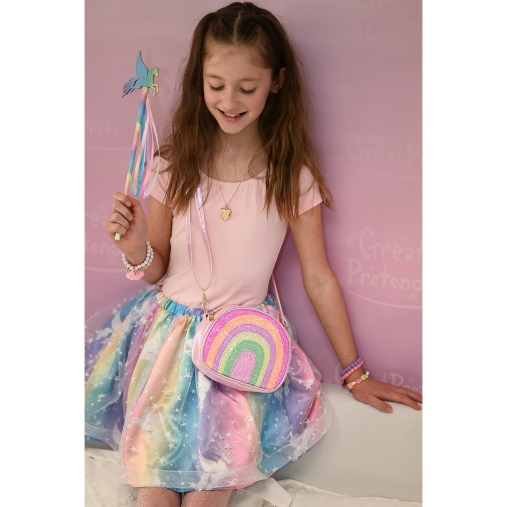 Great Pretenders Purse Rainbow Shine