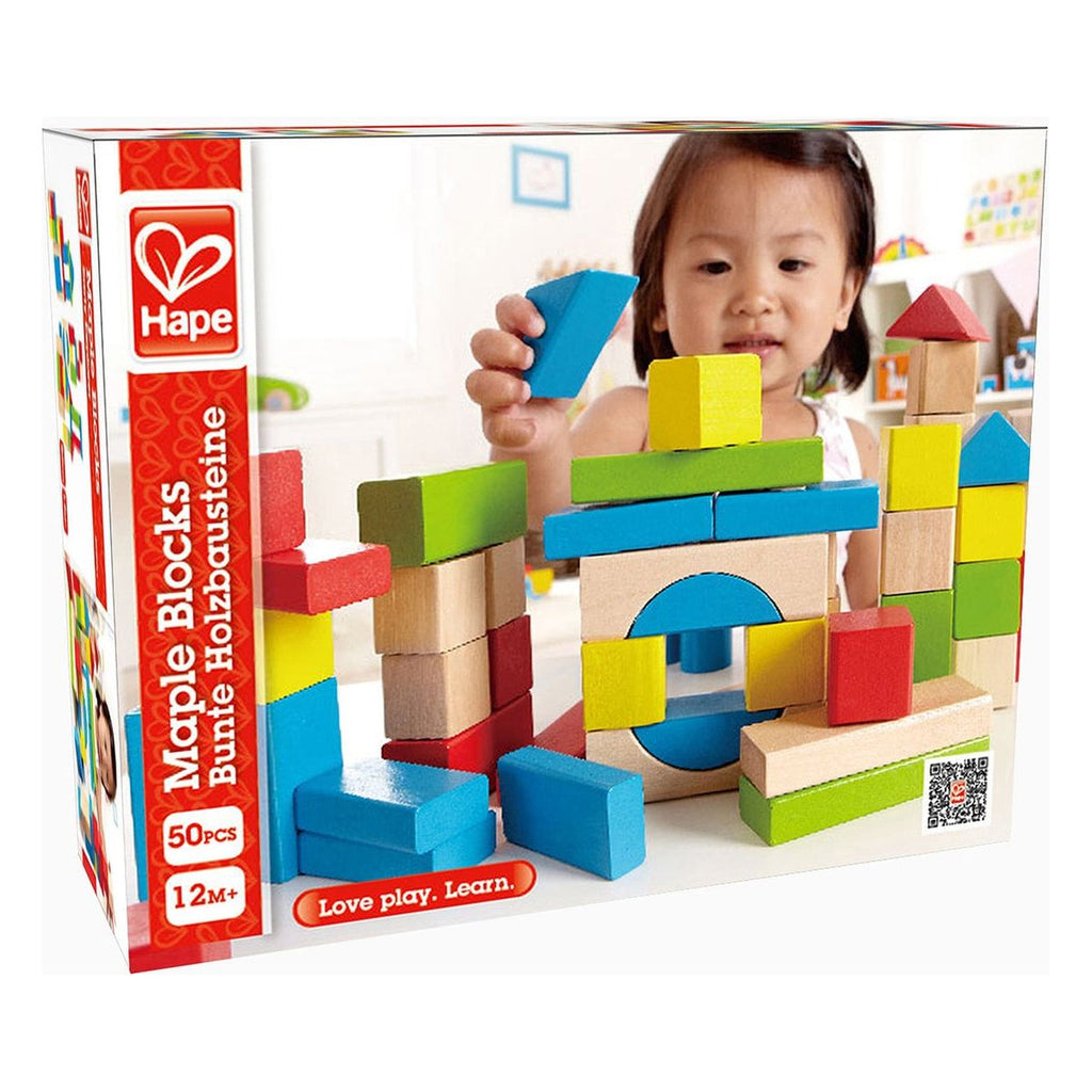 Hape Wooden Maple Blocks