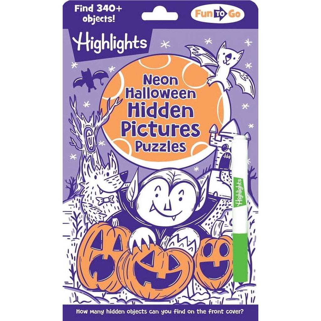 Highlights Neon Halloween Hidden Pictures Puzzles