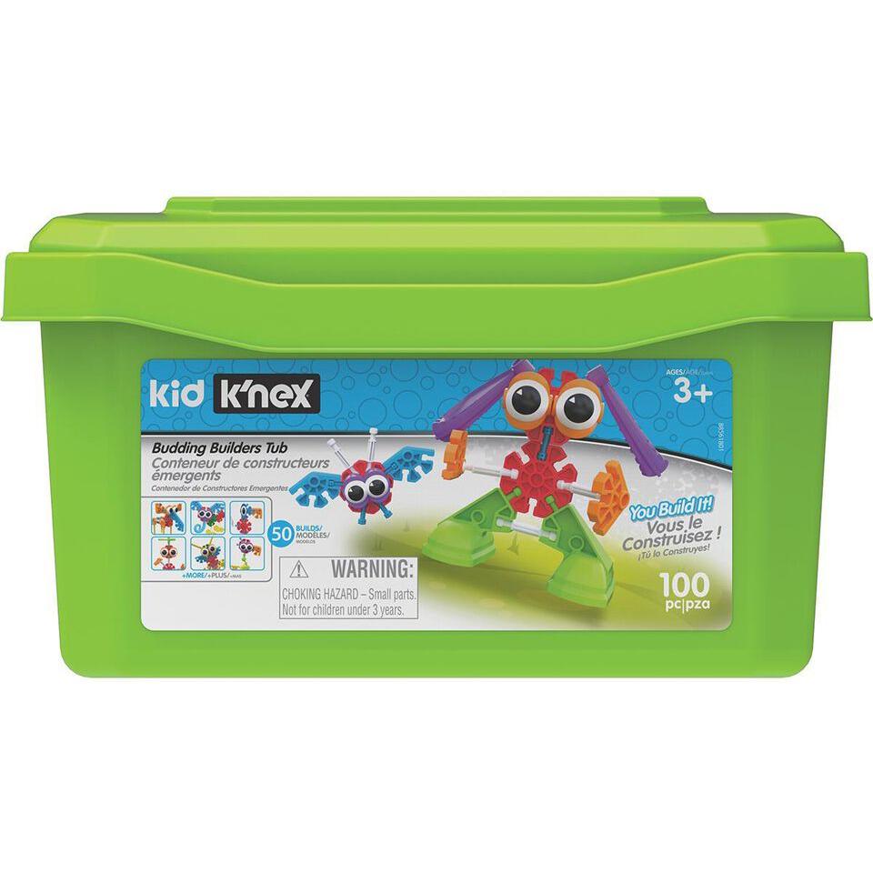 K'Nex Kid 100 Pieces Budding Builders Tub