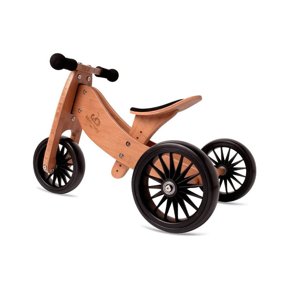 Kinderfeets Tiny Tot Balance Bike Natural Bamboo