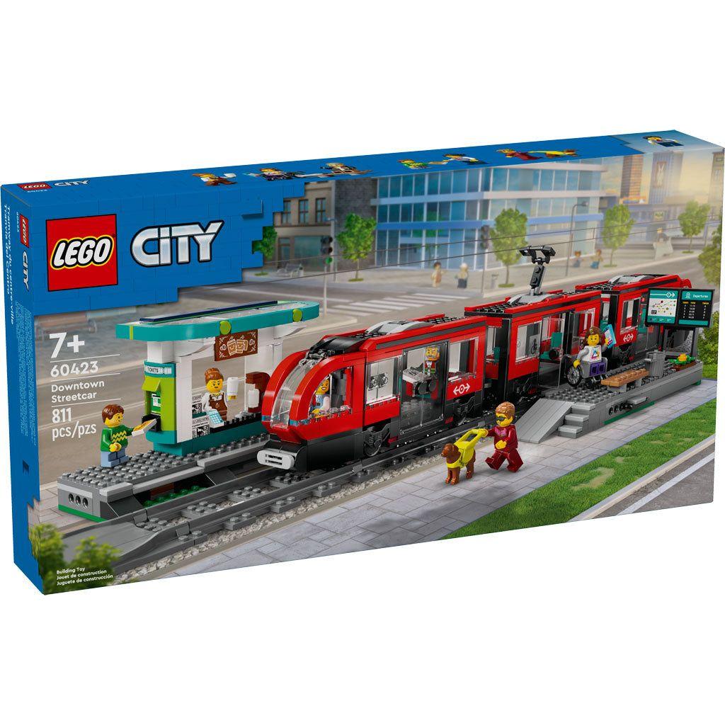 LEGO City Downtown Streetcar and Station 60423