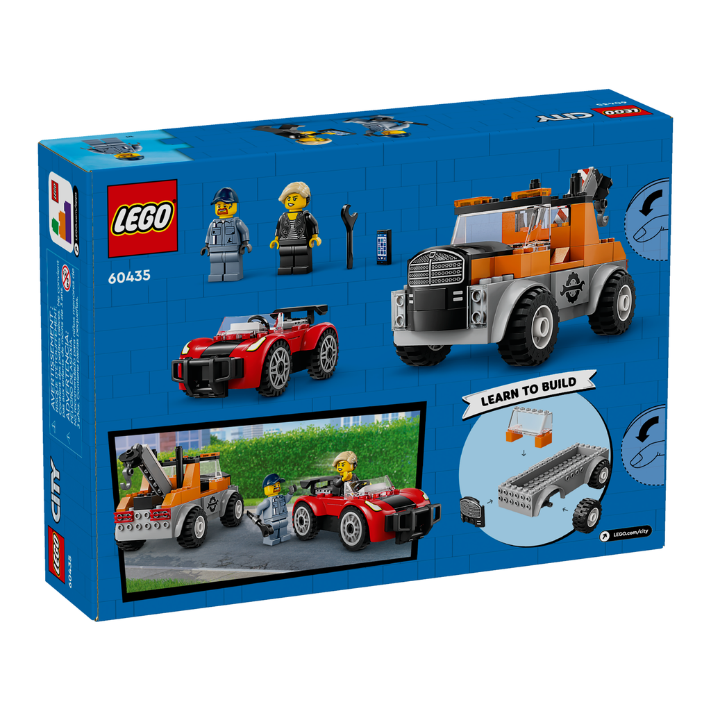 LEGO City Tow Truck and Sports Car Repair 60435