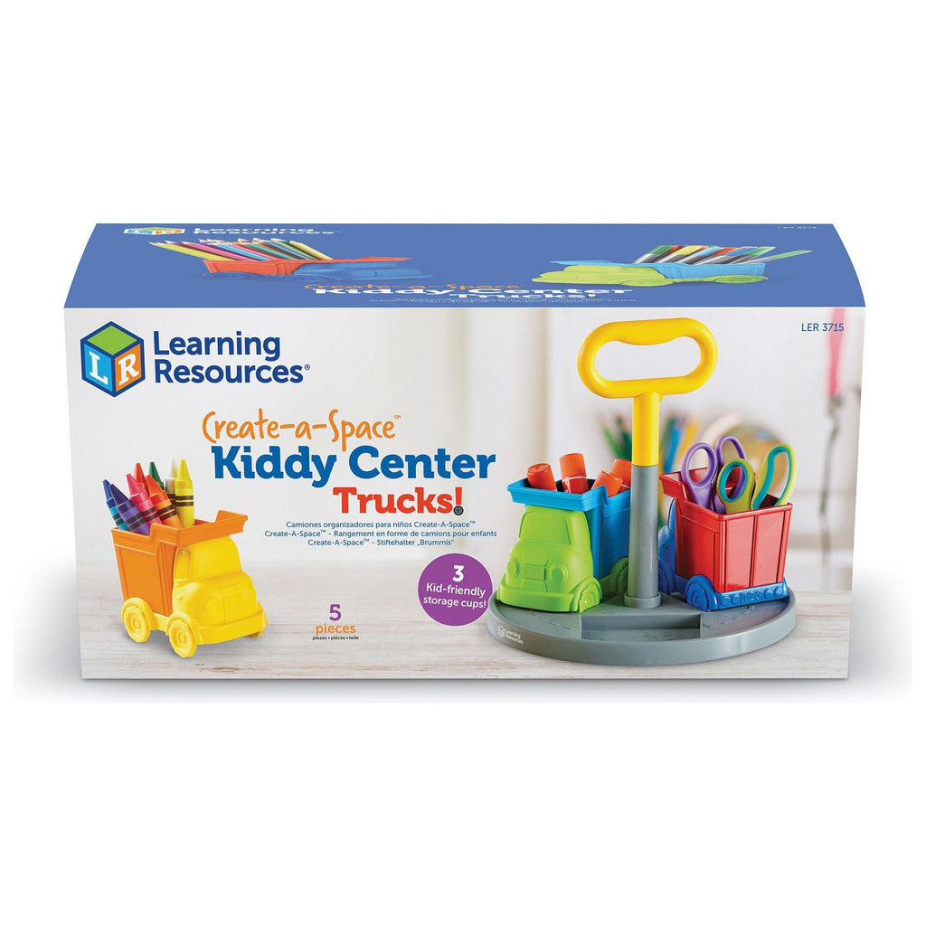 Learning Resources Create a Space Kiddy Caddy Trucks