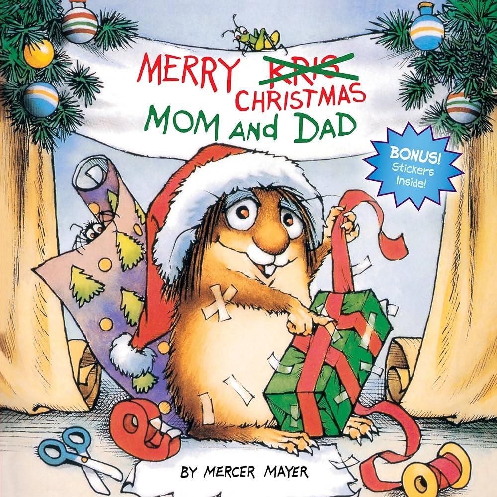 Little Critter Merry Christmas Mom and Dad