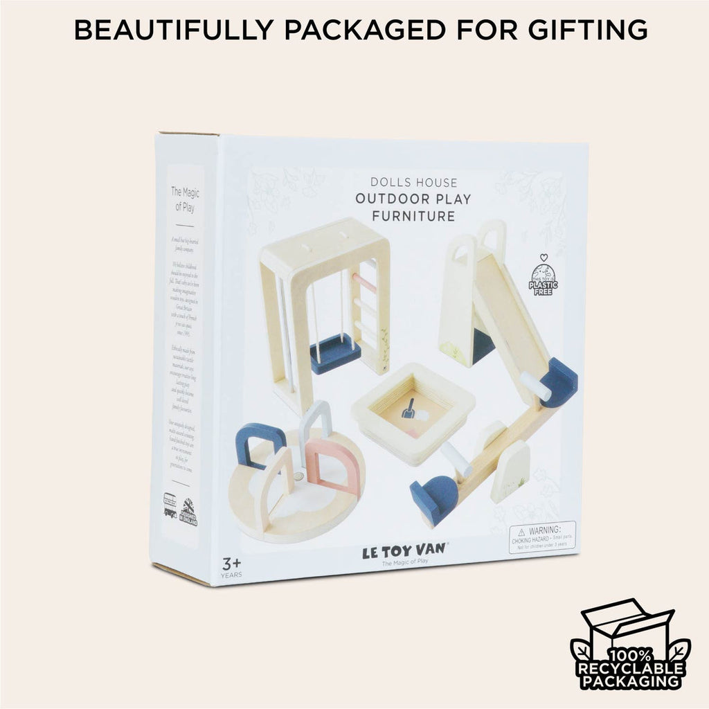 Le Toy Van Wooden Doll House Outdoor Play Fun