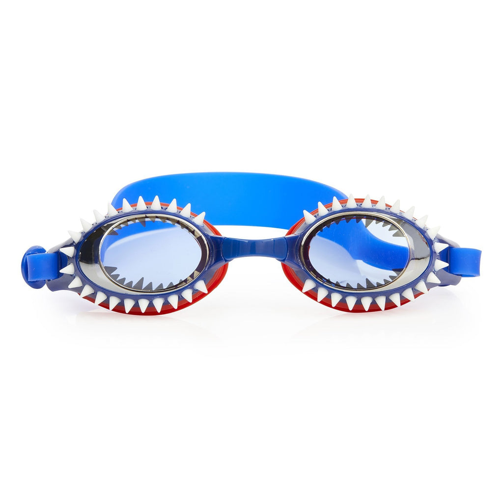 Bling2o Fish n Chips Swim Goggles Tiger Shark Navy