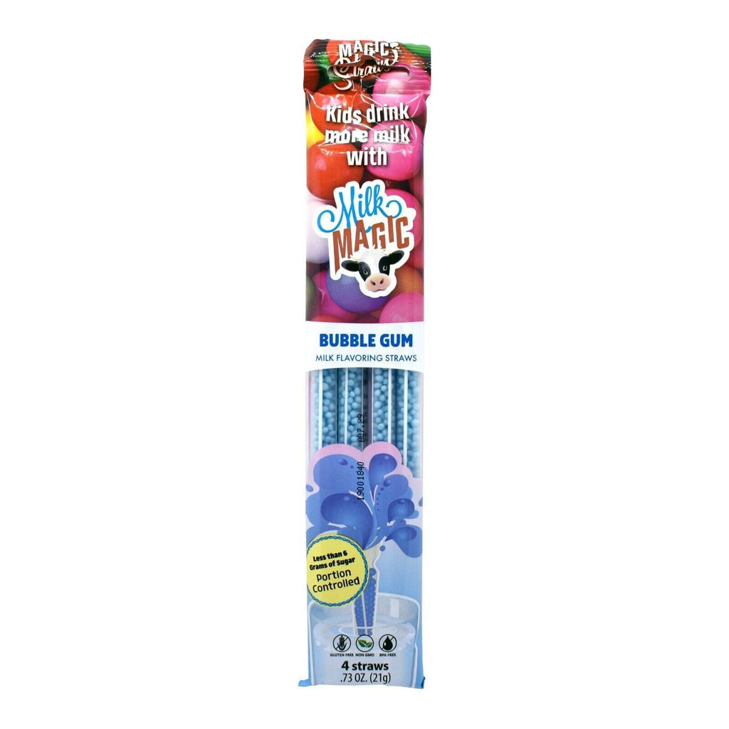 Milk Magic Straws Bubble Gum