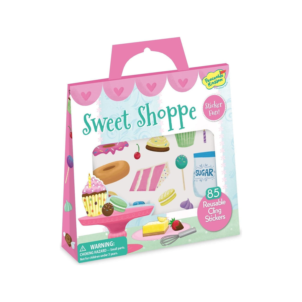 Peaceable Kingdom Reusable Sticker Tote Sweet Shoppe