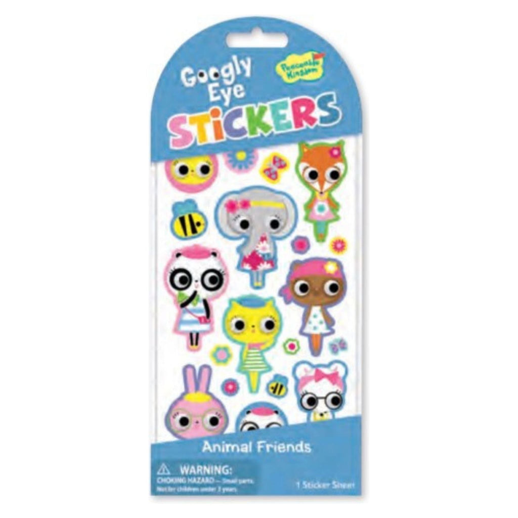 Peaceable Kingdom Stickers Googly Eye Animal Friends