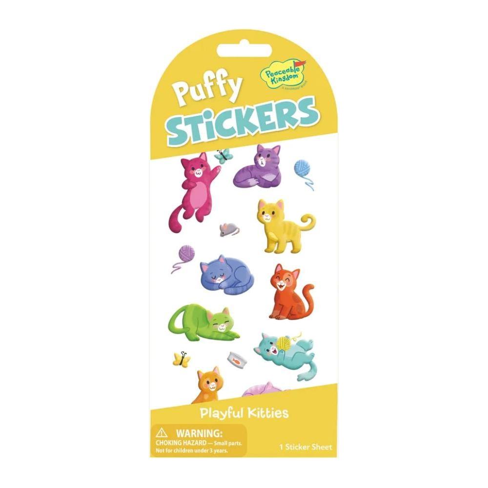Peaceable Kingdom Stickers Playful Kitties